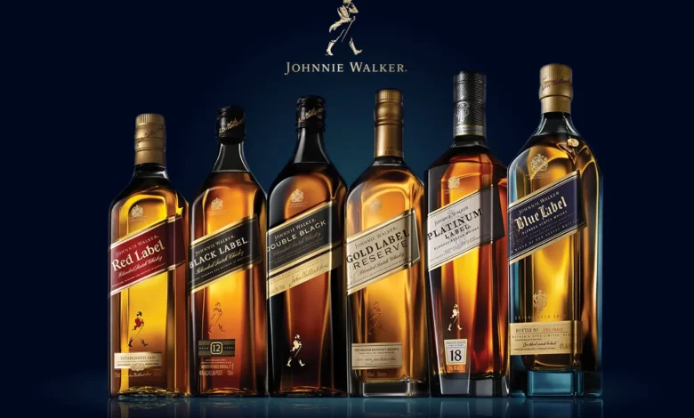 tipos de whisky Johnnie Walker